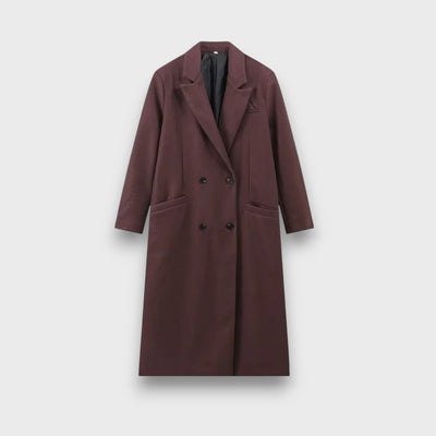 Oslaine | Maximalist Wool Coat With Masculine Silhouette