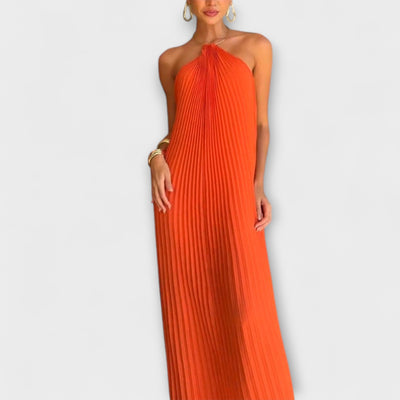 Poppy - Stylish Dress with Pleated Neckline
