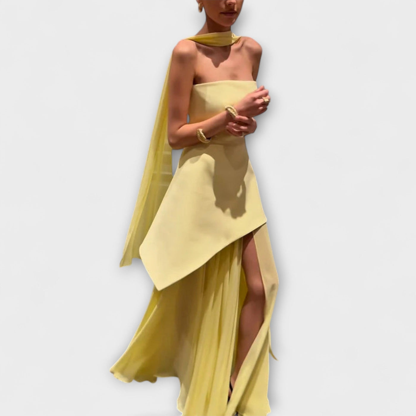 Goldie - Maxi Dress Made of Chiffon