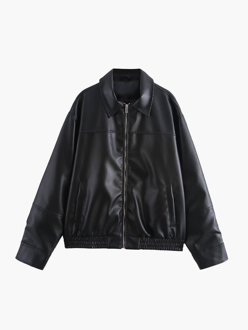 Lilli | Synthetic Leather Jacket