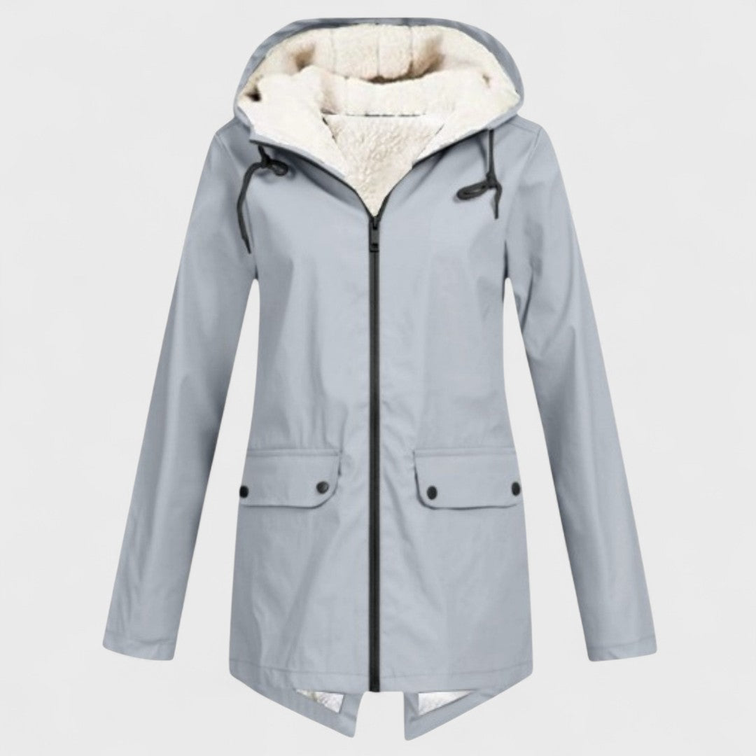 Astrid | Fleece-Lined Rain Parka