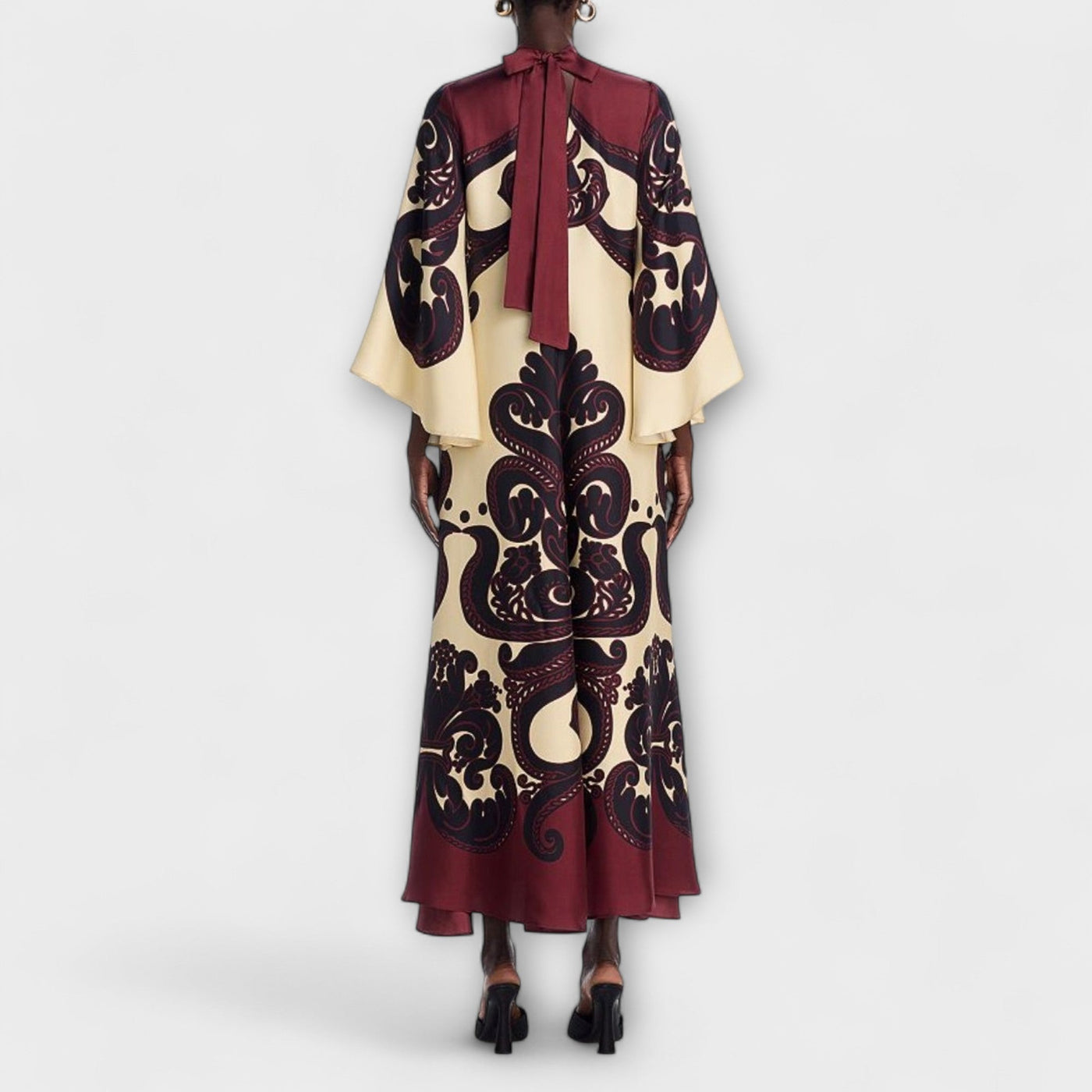 Lucy - Breathtaking Grenadilla Print Maxi Dress for Effortless Elegance